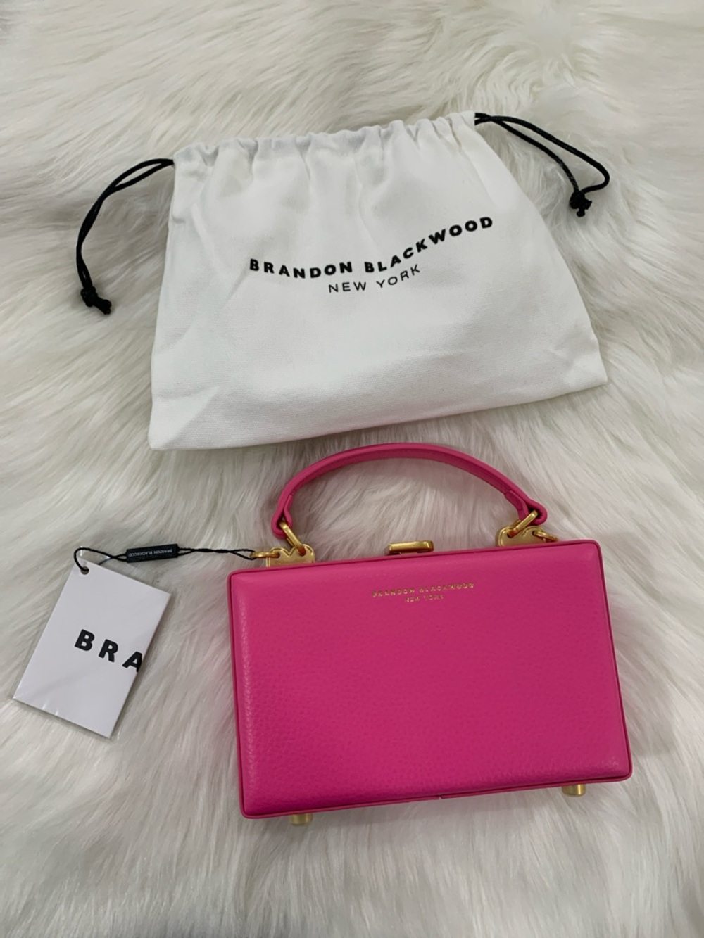 Brandon Blackwood Slim Trunk In Hot Pink